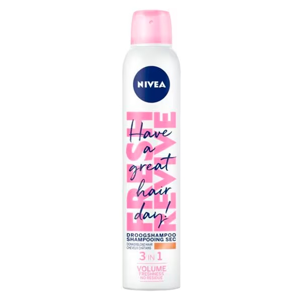 NIVEA Fresh Revive 3-у-1 суви шампон за тамноплаву косу<br>200ml