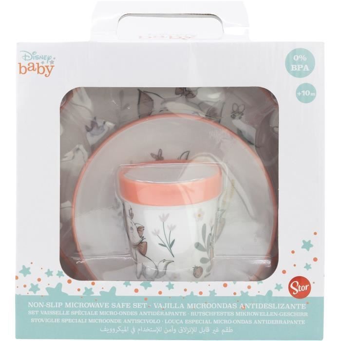 Set da pappa THERMOBABY ARISTOCHAT da 3 pezzi: piatto, ciotola e tazza