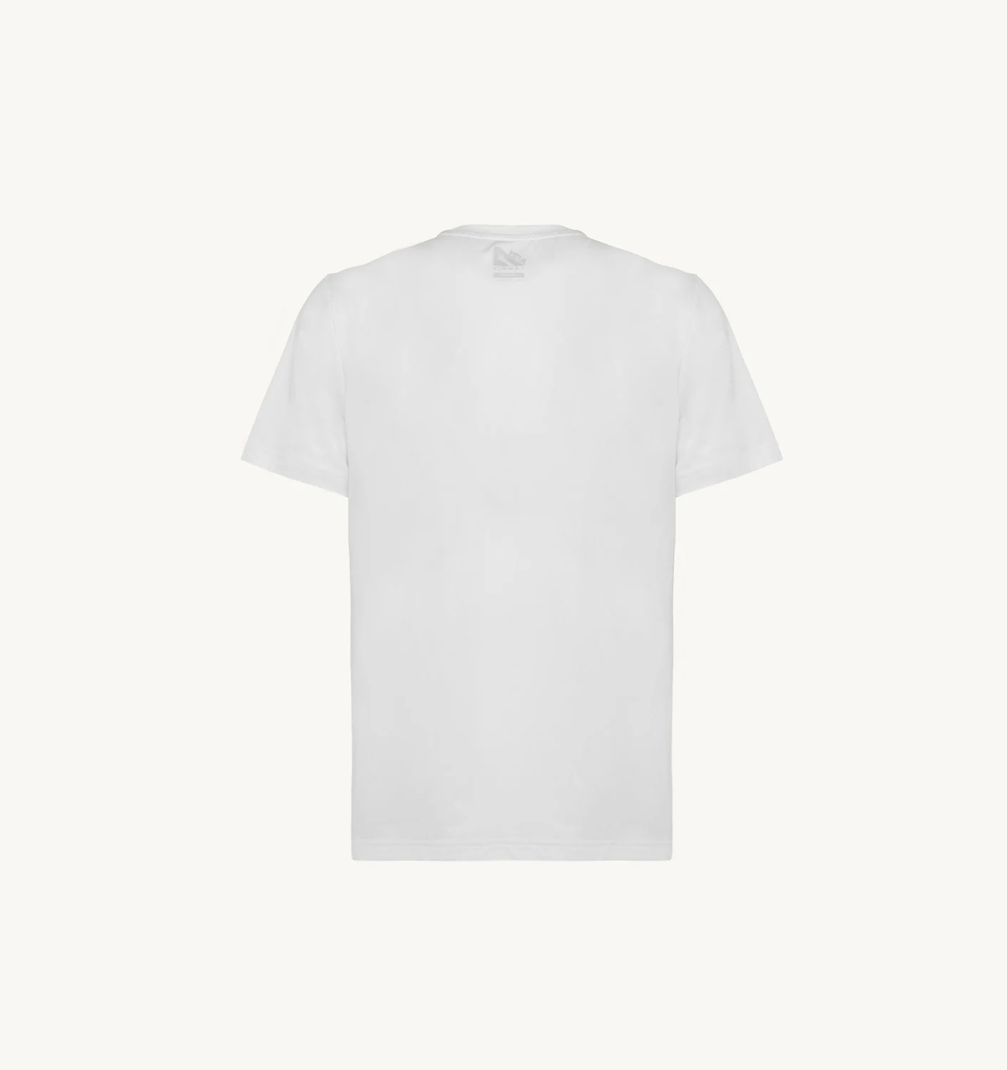 TRICOU DE TENIS ALB CU BRINDURI CONTRASTANTE