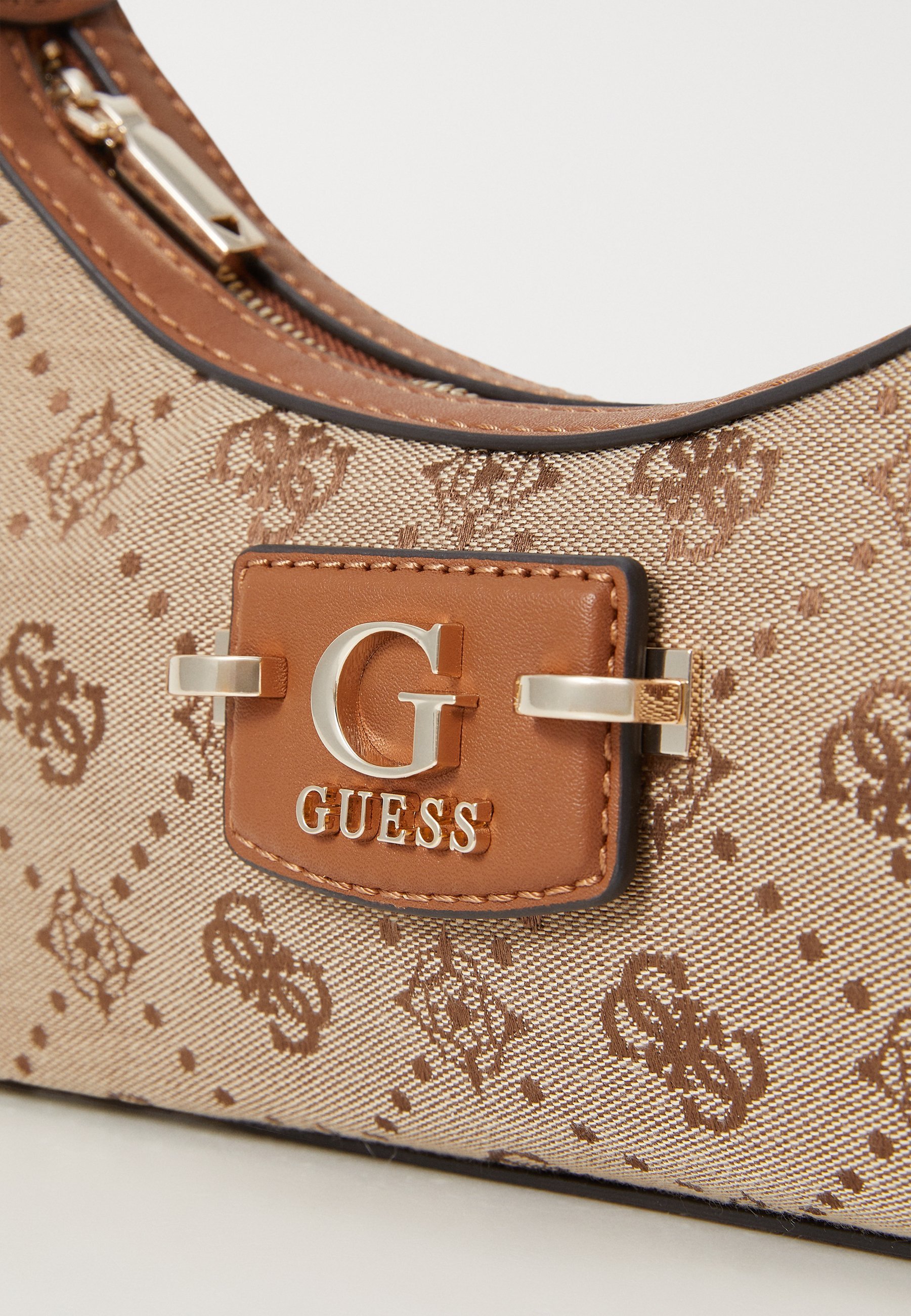 Guess NEDA TOP ZIP - Handtas - latte logo