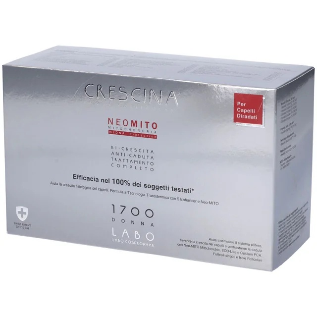 CRESCINA Crescina Súper Fórmula 1700 Mujer 20+20 botellas