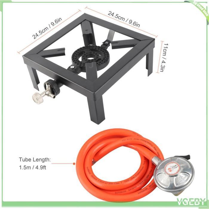 Poêle à gaz - FAFEICY - Rogue - Fonte - 8 kW - Compact et portable