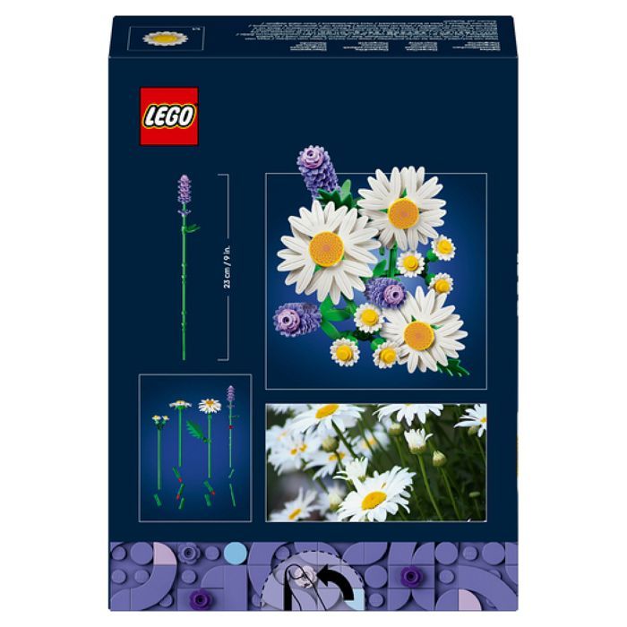LEGO Botanicals 11508 Margherite - Set di bouquet artificiali per bambini dai 9 anni in su - Fiori colorati