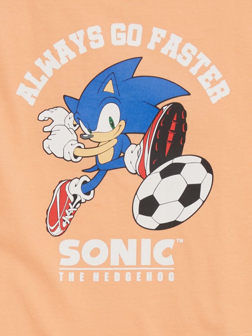 Piżama krótka Sonic „Sega” – 2 części – NIEBIESKA