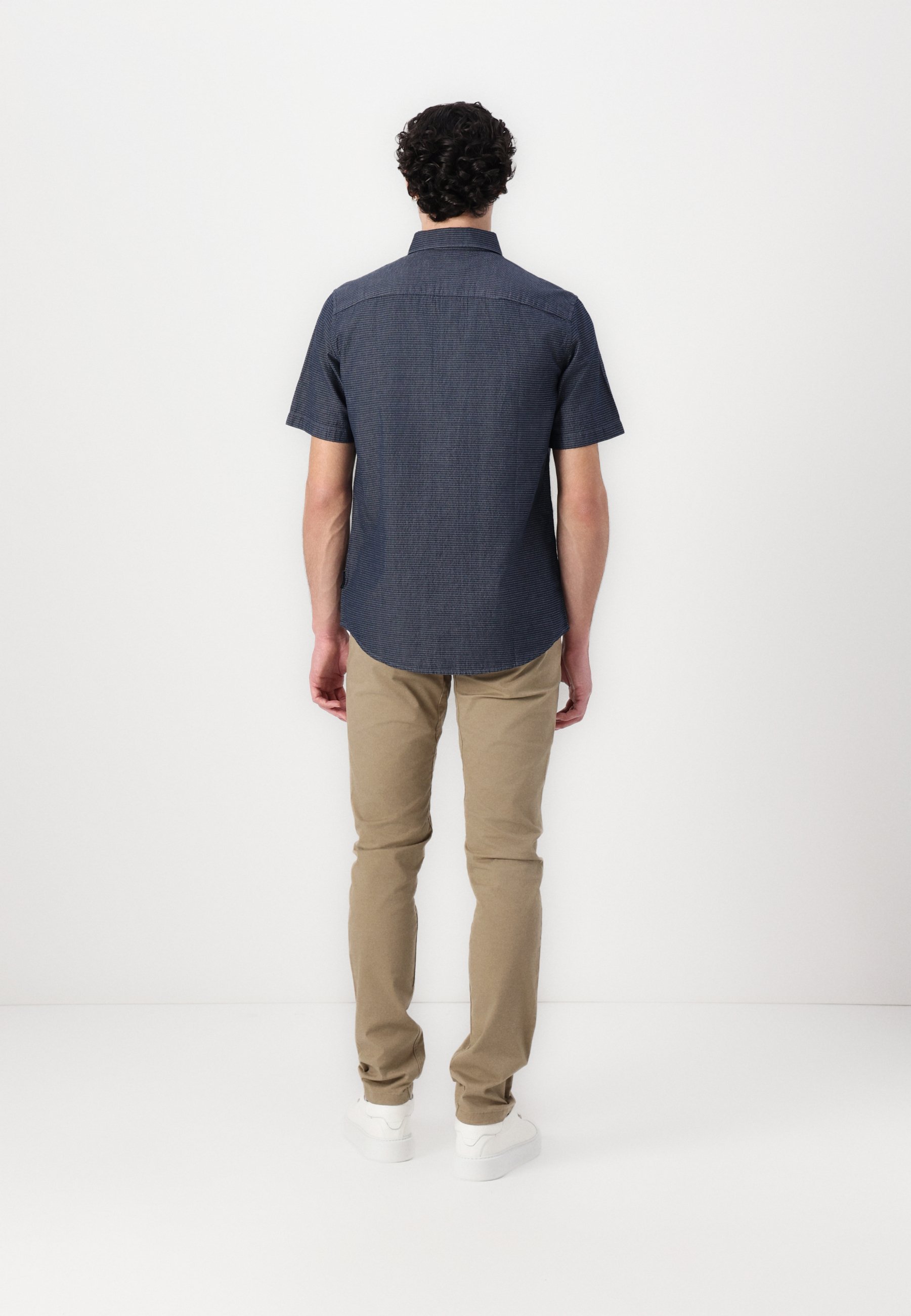 Camisa estruturada TOM TAILOR - Camisa - azul marinho