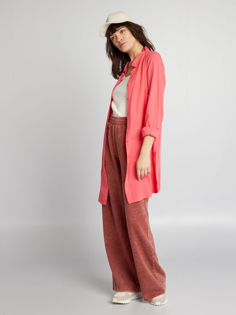 Lange nachthemd - ROZE