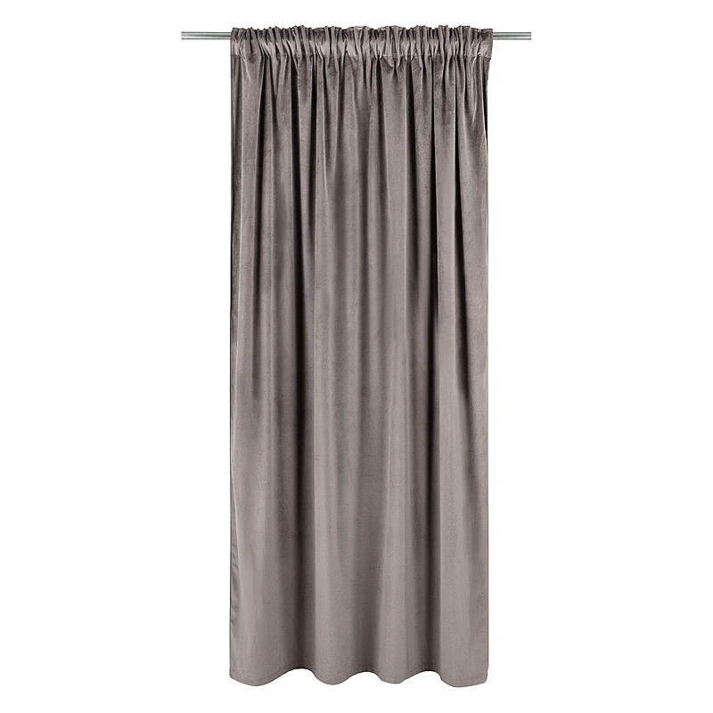 Tenda per interni 140x220 cm in velluto color noce marrone