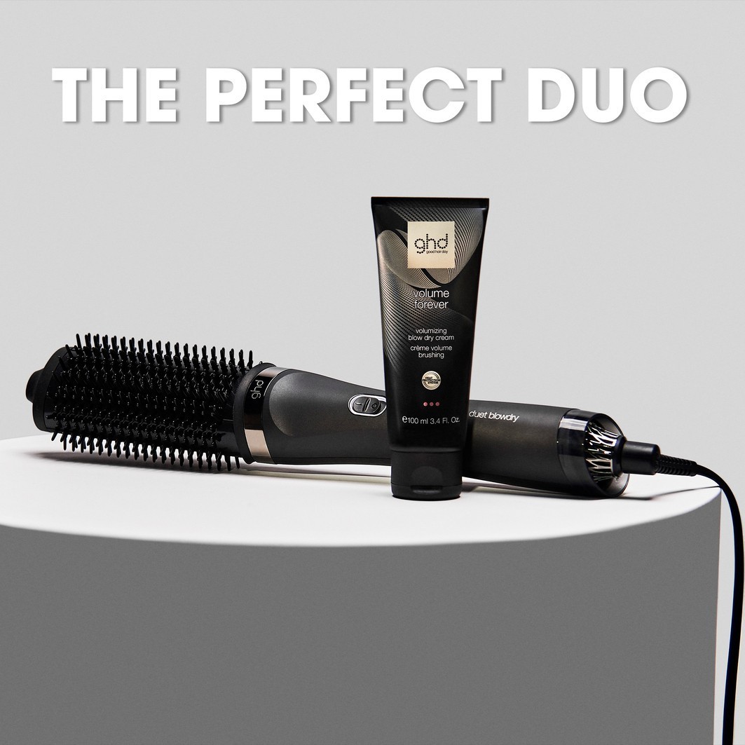 ghd Duet четка за фен за косу 2 у 1, црна - 1 комад