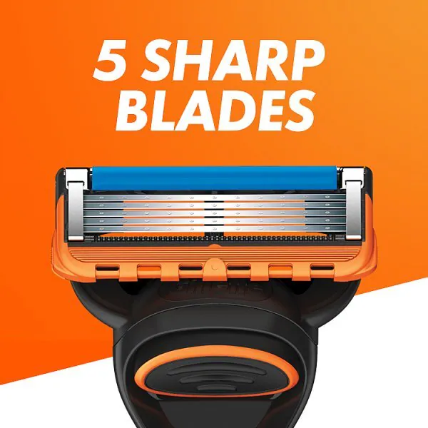 Wkłady do maszynki do golenia Gillette Fusion5 Power, 8 sztuk | Męskie | Superdrug