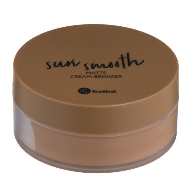 Kruidvat Sun Smooth 010 matný krémový bronzer stredne teplý odtieň 30 ml