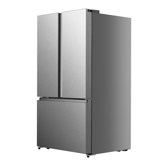 Hisense French-Door-Kühlschrank mit 752 Litern Nutzinhalt und Eiswürfelbereiter (Edelstahl, fingerabdruckresistent) ENERGY STAR®