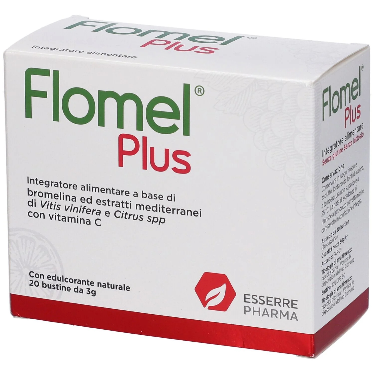 Flomel Plus 20 pakelių