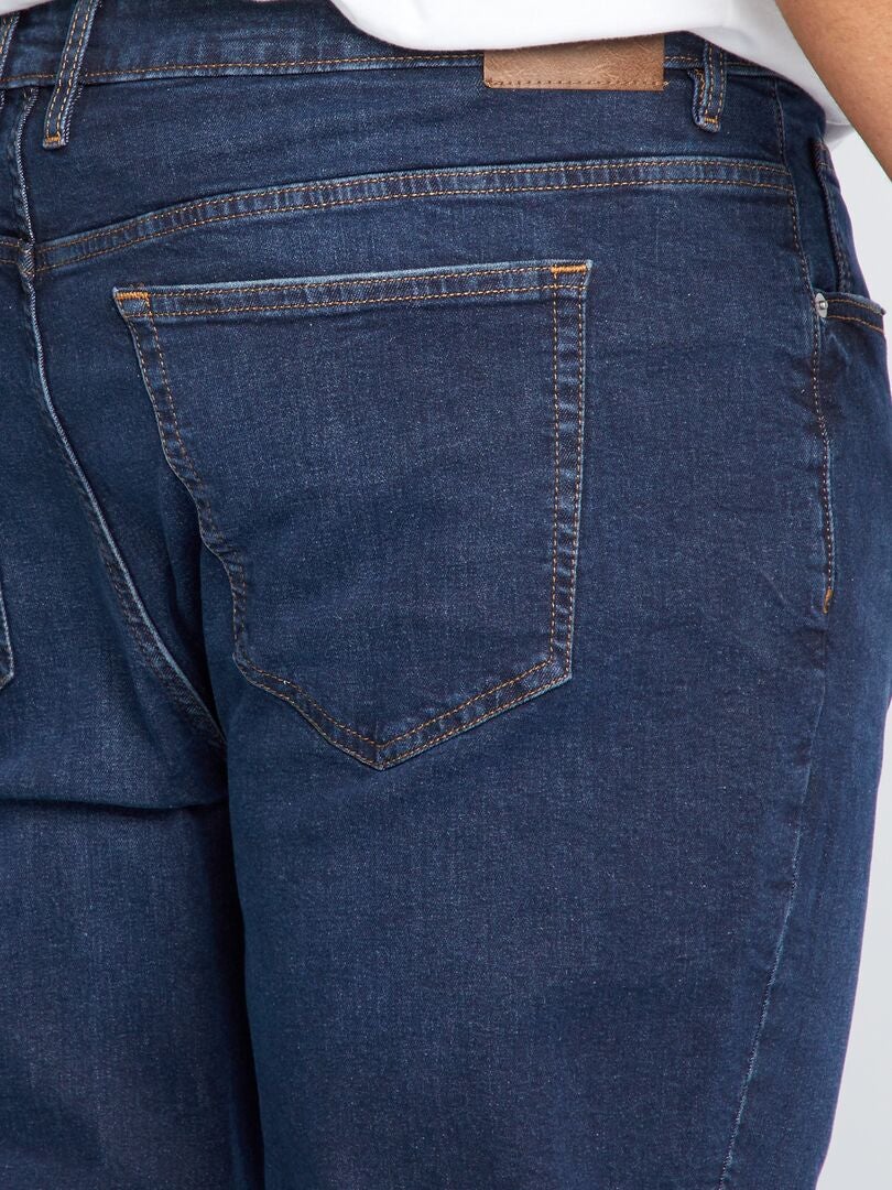 Slim fit jeans met 5 zakken - Maat L34 - Blauw