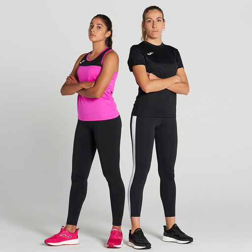 Débardeur Joma Montréal, rose fluo, noir