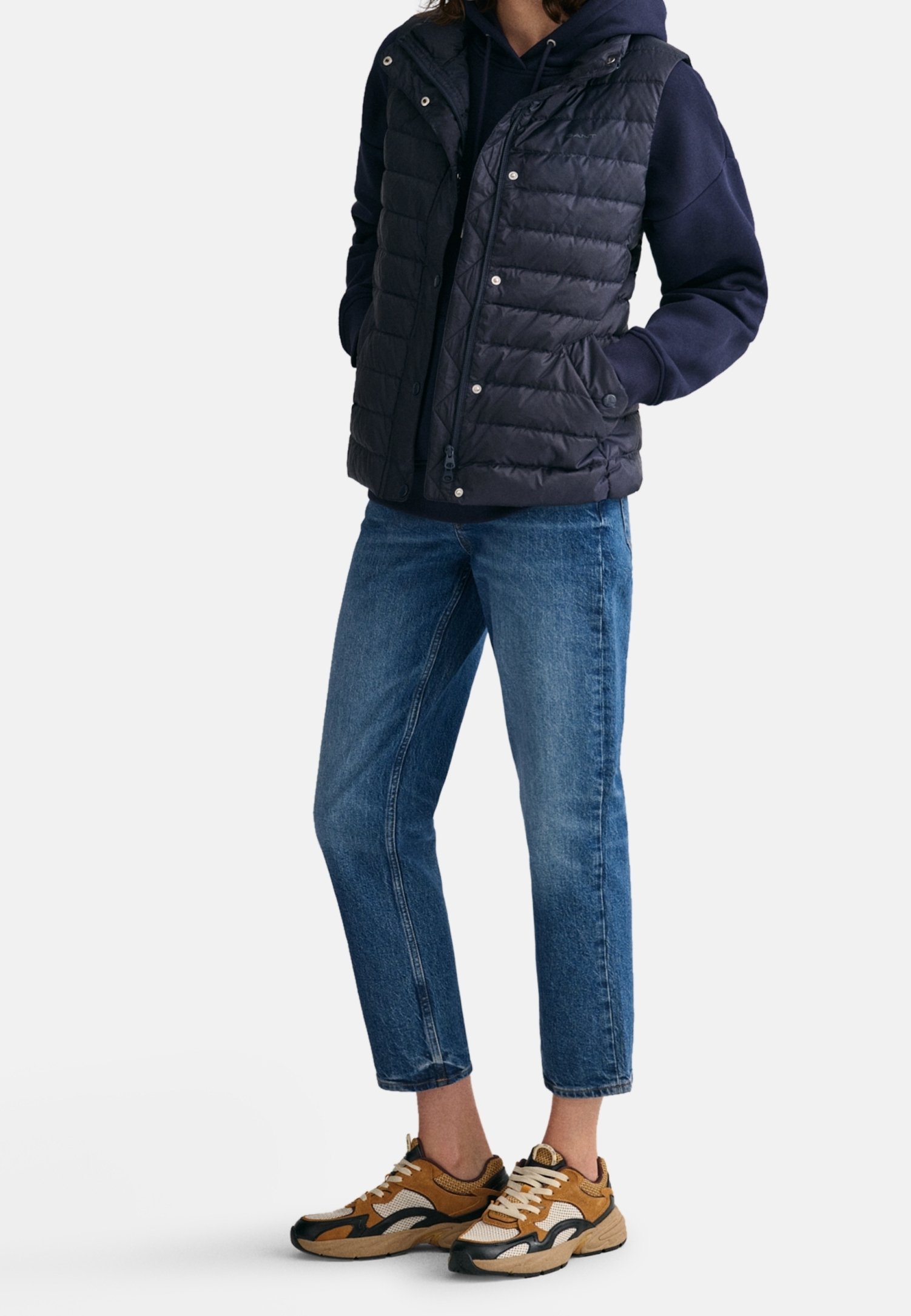 Gilet GANT - blu scuro