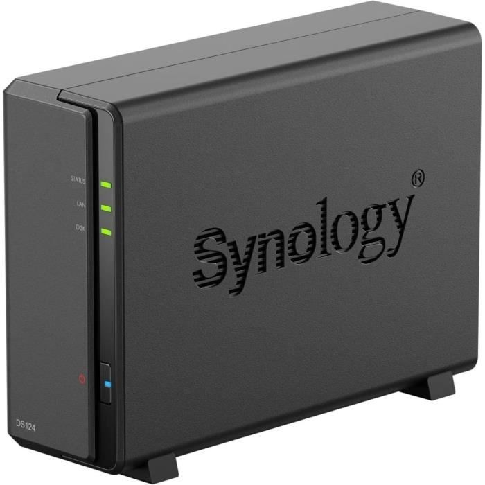 Server NAS - SYNOLOGY - DS124 - 1 alloggiamento - Gigabit Ethernet - 1 GB di RAM