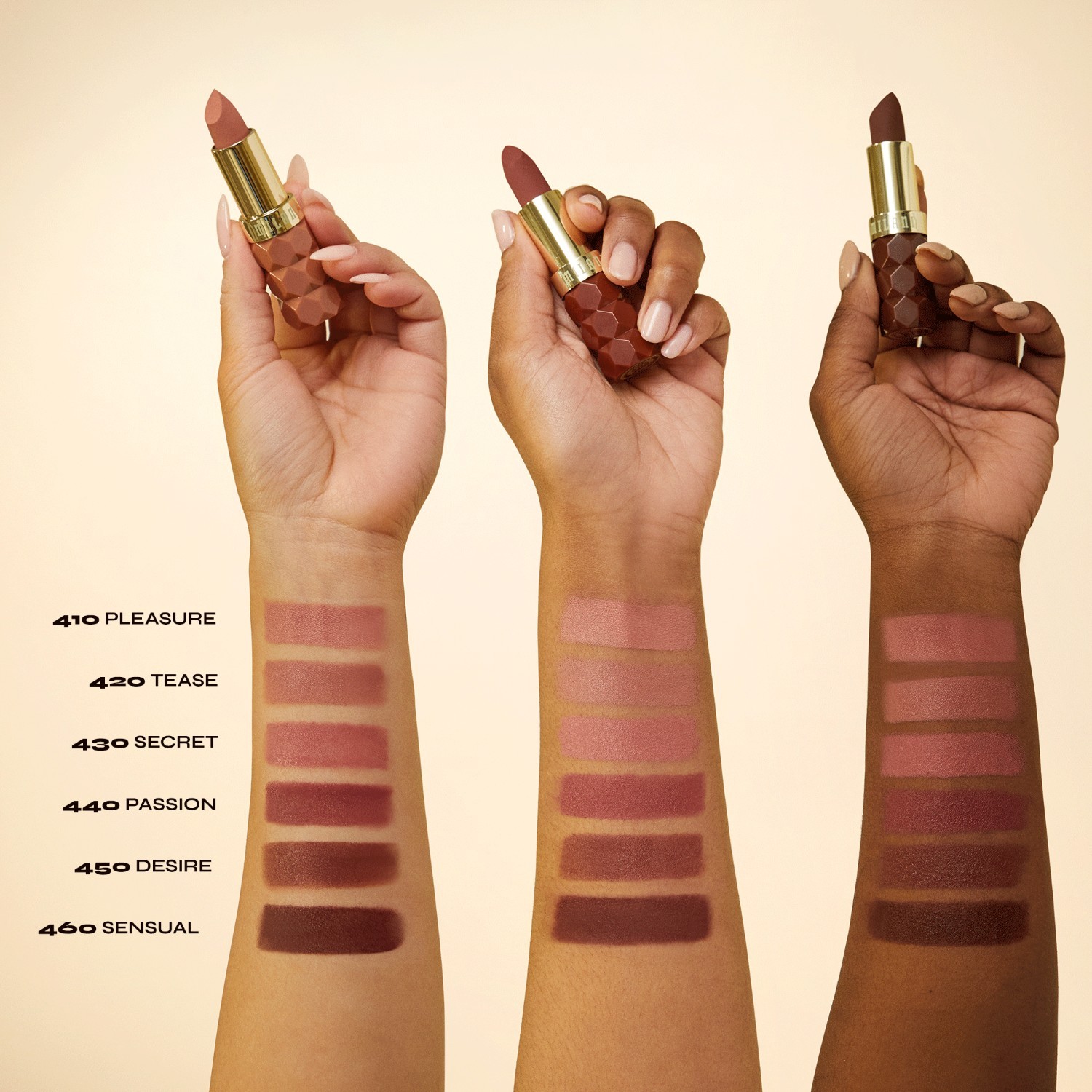 Milani lūpu krāsa Color Fetish matēta, tumši brūna - 4 g