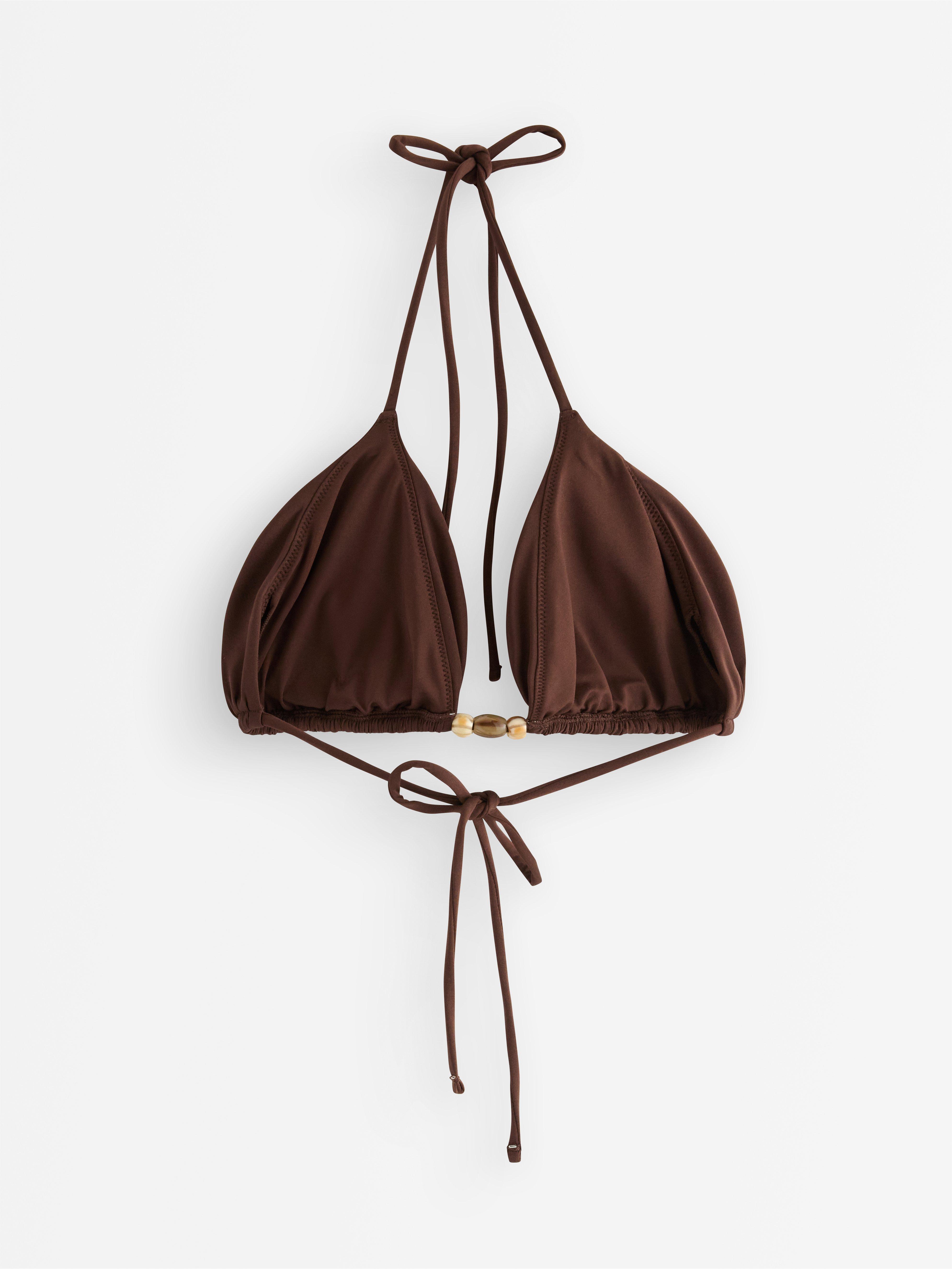 Bikini triangular DK Brown
