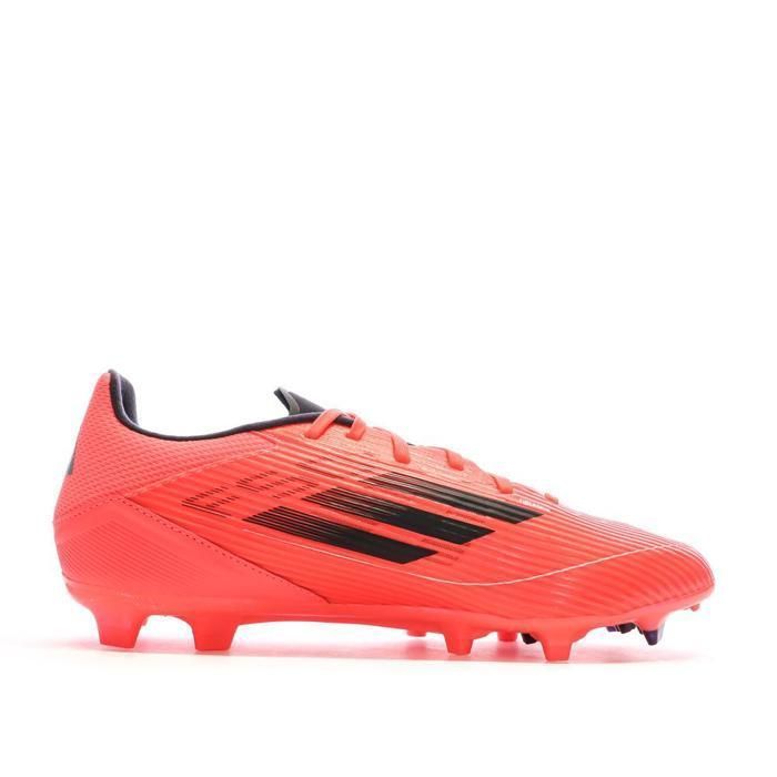 Botas de fútbol Adidas F50 League FG/MG para hombre, color rosa neón.