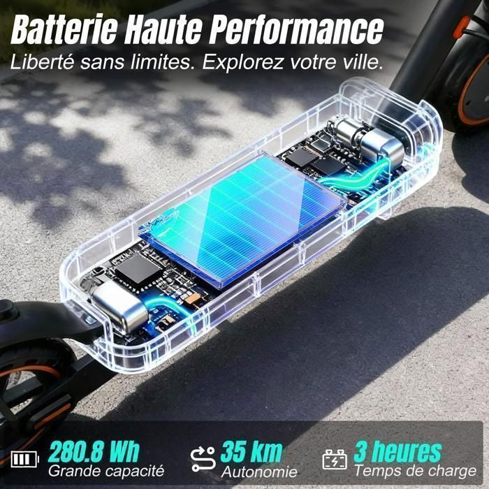 Adult Folding Electric Scooter – 350W Motor, 25km/h, 35km Range, 8.5