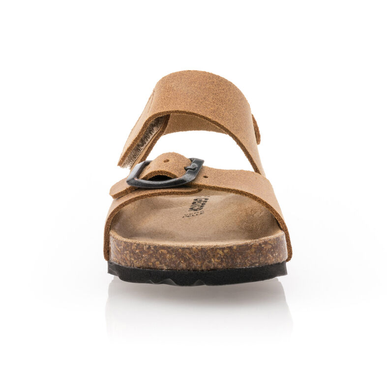 Sandalias marrones para niño / Zapatos de punta abierta