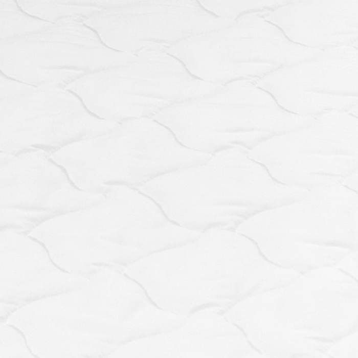 Cubrecolchón de espuma fría - VIDAXL - 140x200 cm - 6 cm de grosor - Blanco - Forma ovalada - Funda lavable