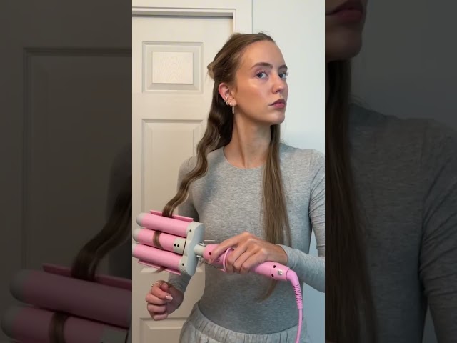 Ondulador profesional de 32 mm rosa de Mermade Hair