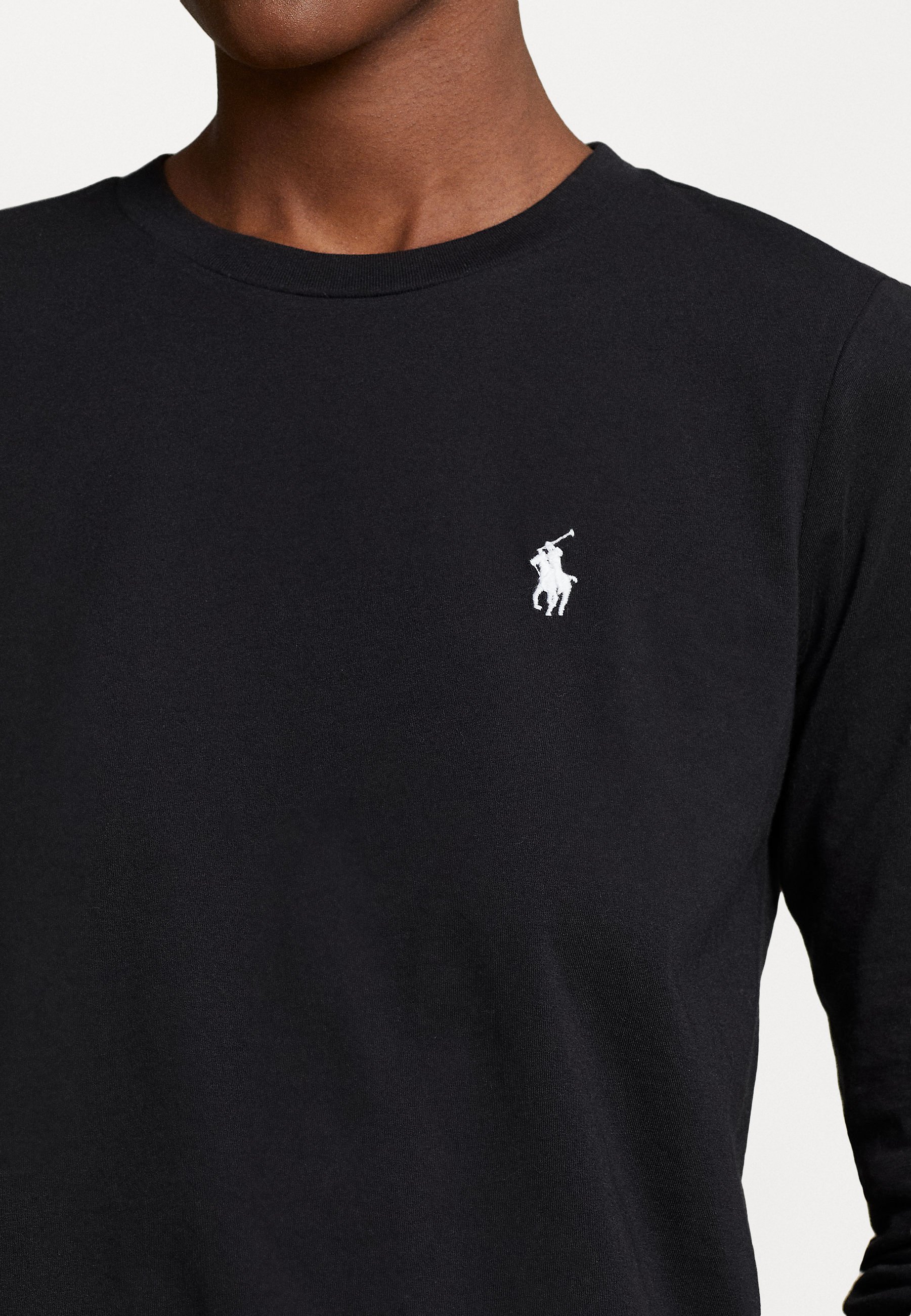 Polo Ralph Lauren LONG SLEEVE - Top s dlhým rukávom - čierna