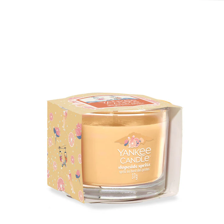 Filled Votive Candles Slopeside Spritz - Candela Profumata