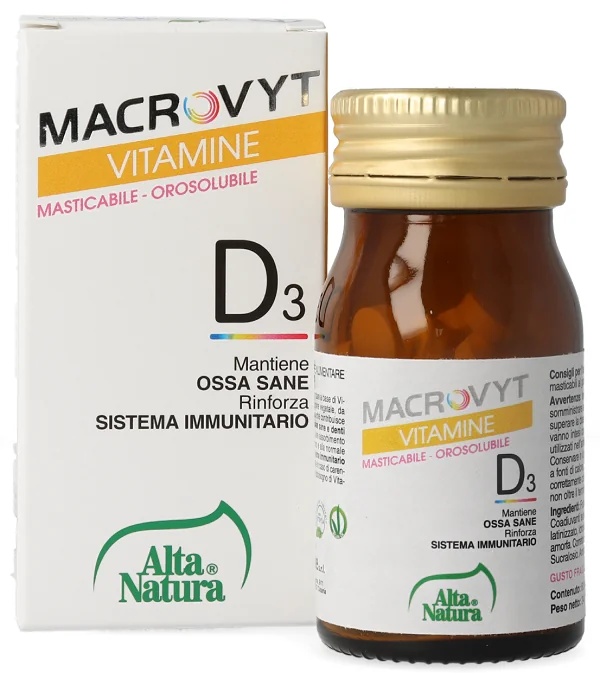 HIGH NATURA Macrovyt Vitamiin D3 Köögiviljad 6Cpr