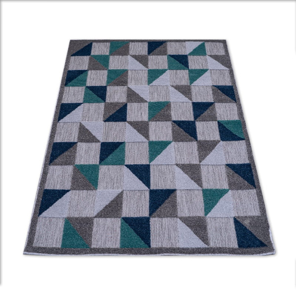 Dywan zewnętrzny Modena trójkąty multikolor 60 cm x 110 cm