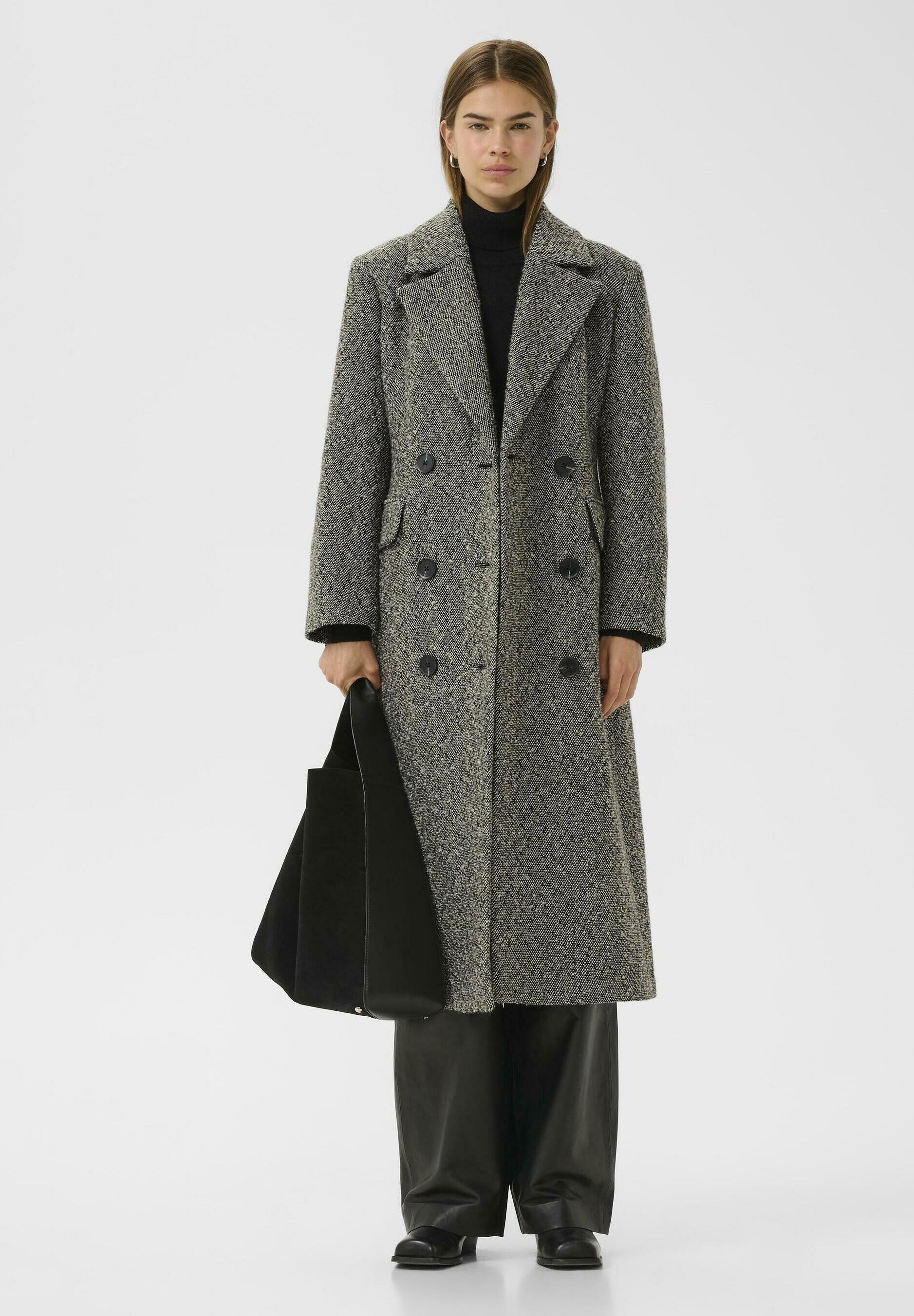 Manteau InWear Classic - noir/blanc
