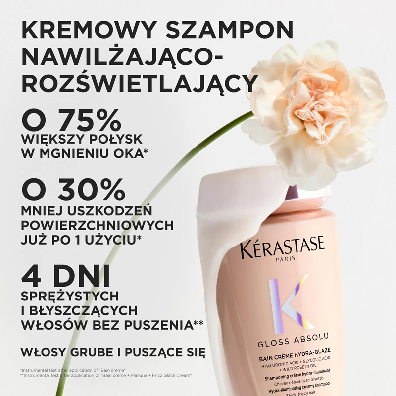 Shampoo de banho Kérastase Gloss Absolu para brilho e maciez dos cabelos