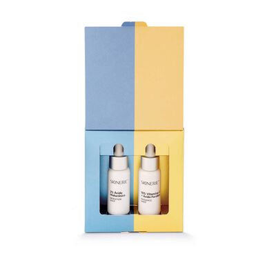 Skinerie Coffret Shot sérum s vitamínem C a kyselinou hyaluronovou 2 x 30 ml 2 x 30 ml