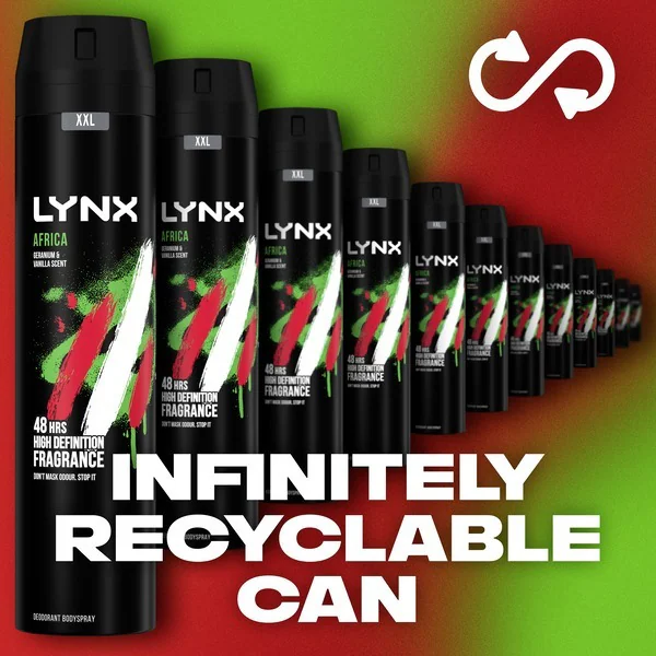 Lynx deodorant ve spreji Africa 250ml