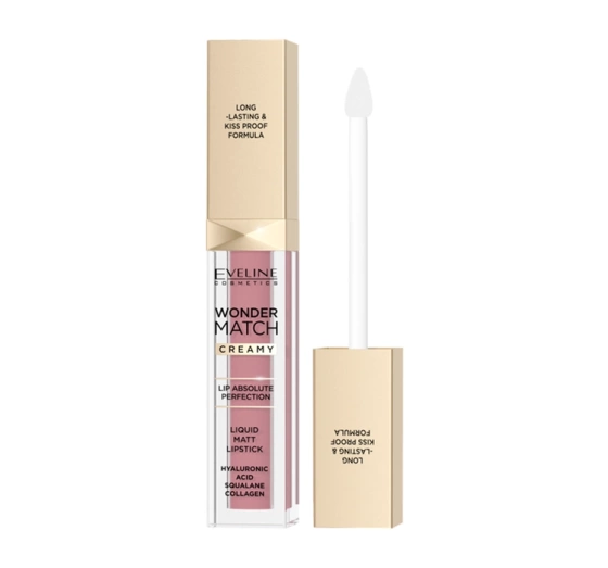 Eveline Cosmetics Wonder Match matowa pomadka w płynie 11 A Sweet Pink 6,8 ml