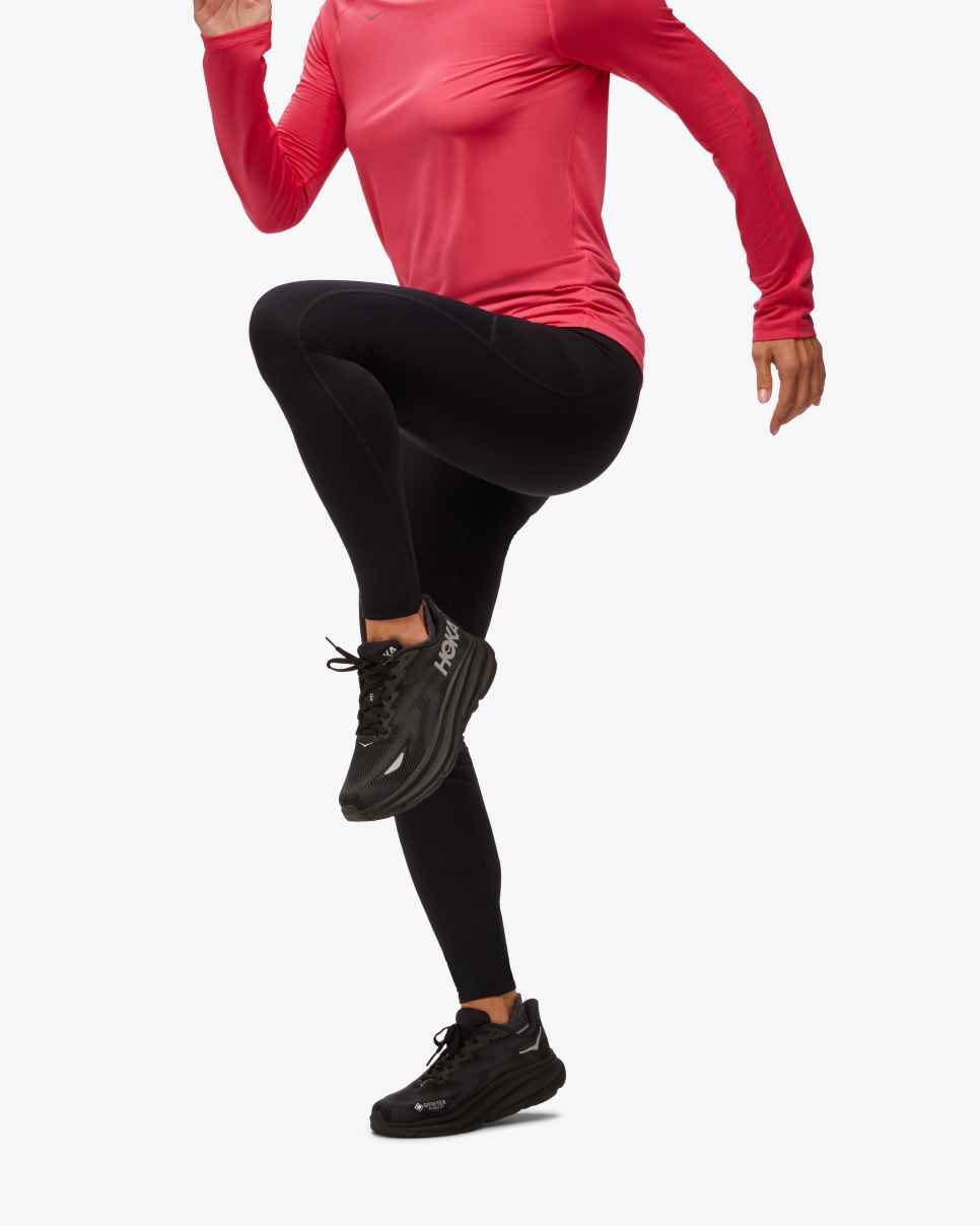 HOKA ColdSnap Run Tight 28-as szárú nadrág, Fekete