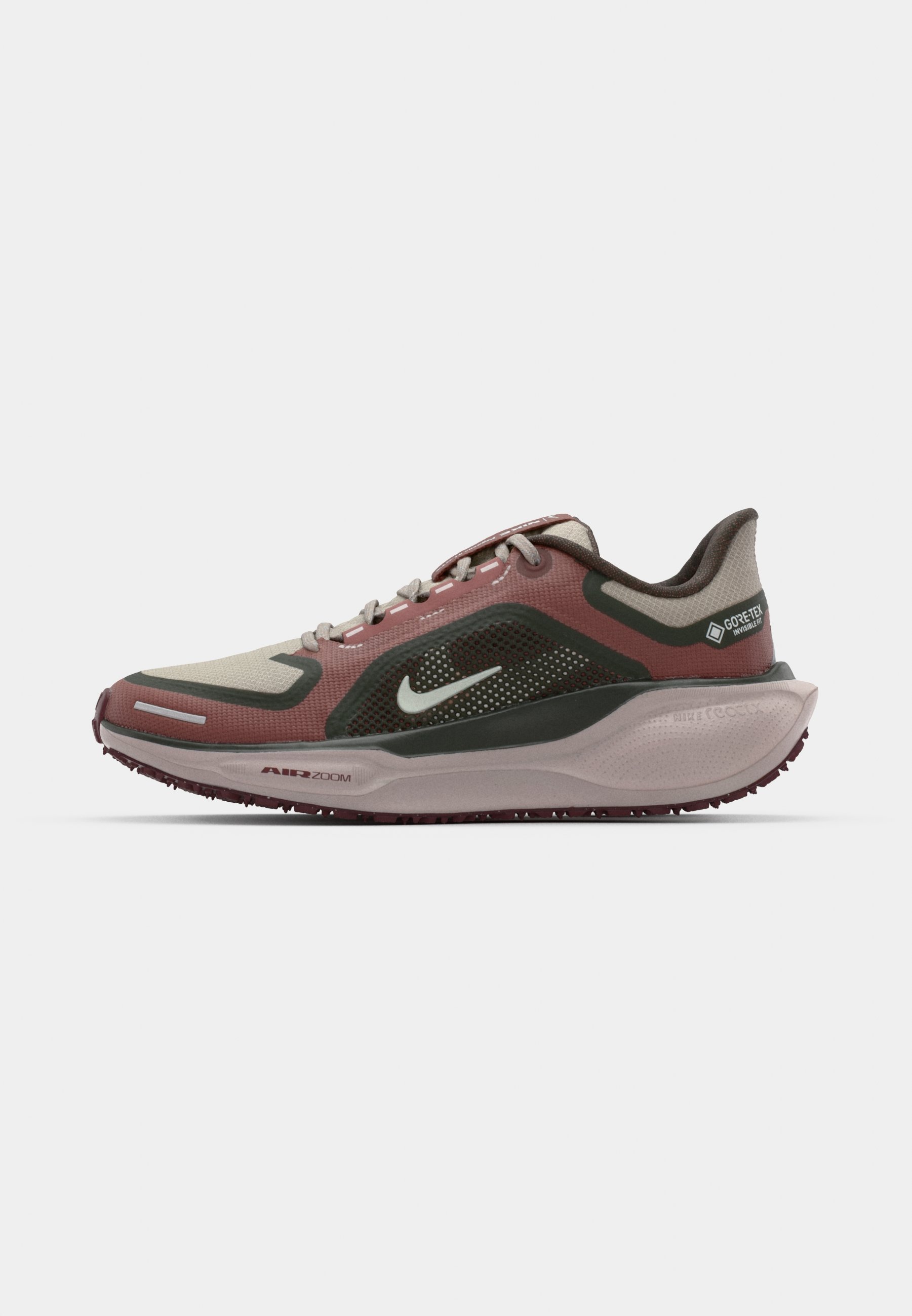 Nike Performance AIR ZM PEGASUS 41 GTX - Hardloopschoenen voor op de weg - malt/barnty green/sequoia/red sepia/burgundy crush/platinum violet
