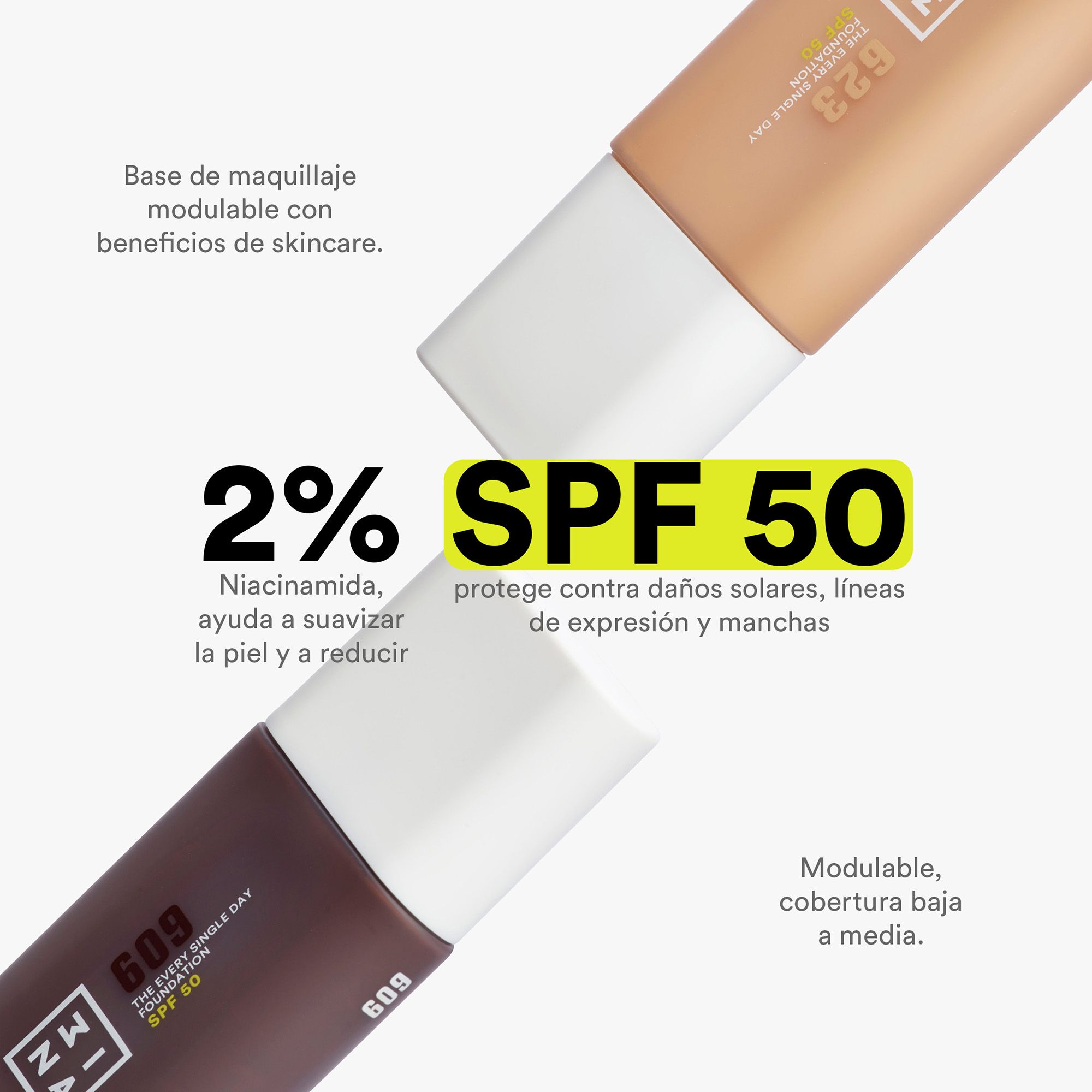 „The Every Single Day Foundation SPF50“ makiažo pagrindas