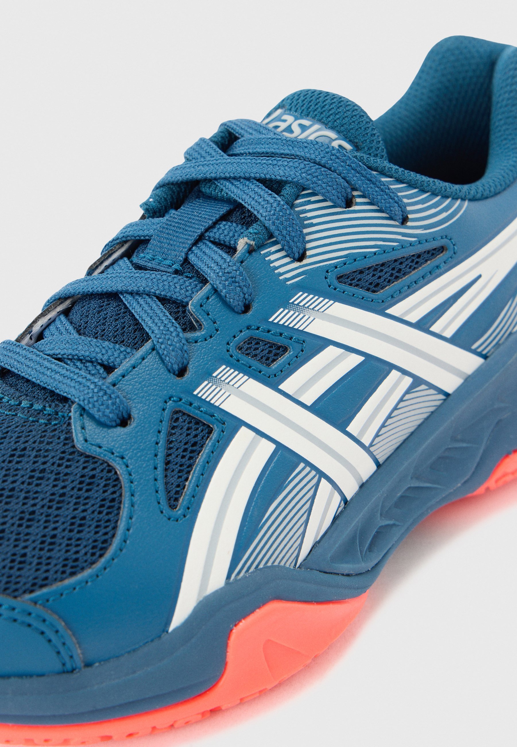 ASICS GEL POWERBREAK UNISEXE - Chaussures de handball - bleu mako/blanc