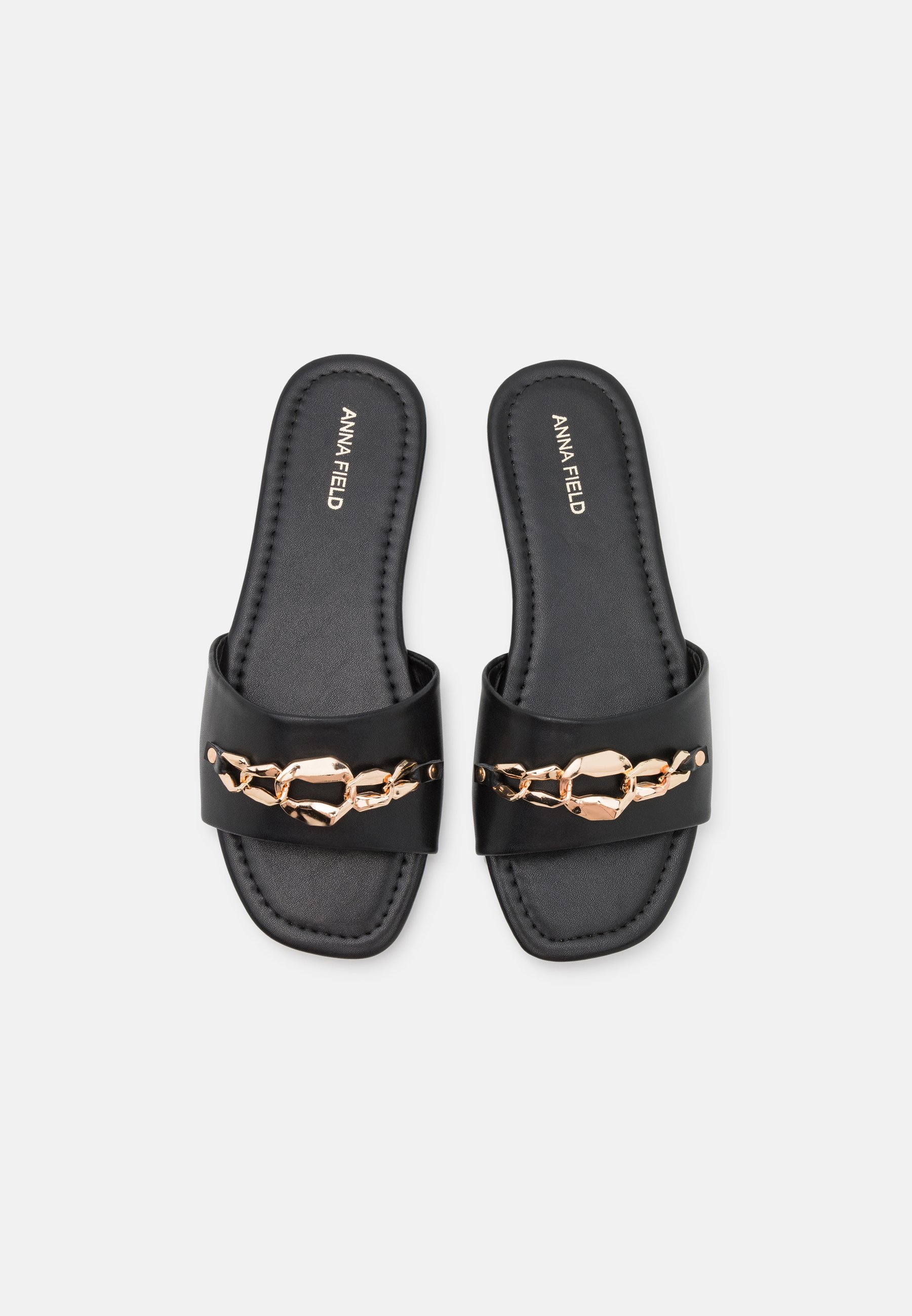 Anna Field Wide Fit Mules - czarne