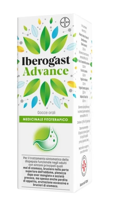 BAYER Iberogast Advance gotas orais 100 ml para o tratamento da dispepsia funcional
