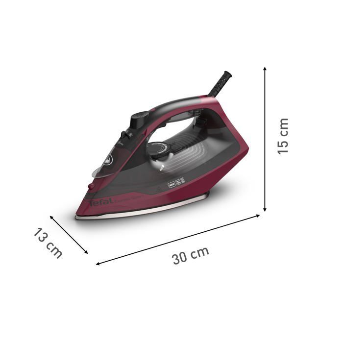 Plancha de vapor - Tefal - FV2846 - 2400 W - Vapor continuo de 40 g/min - Golpe de vapor de 180 g/min