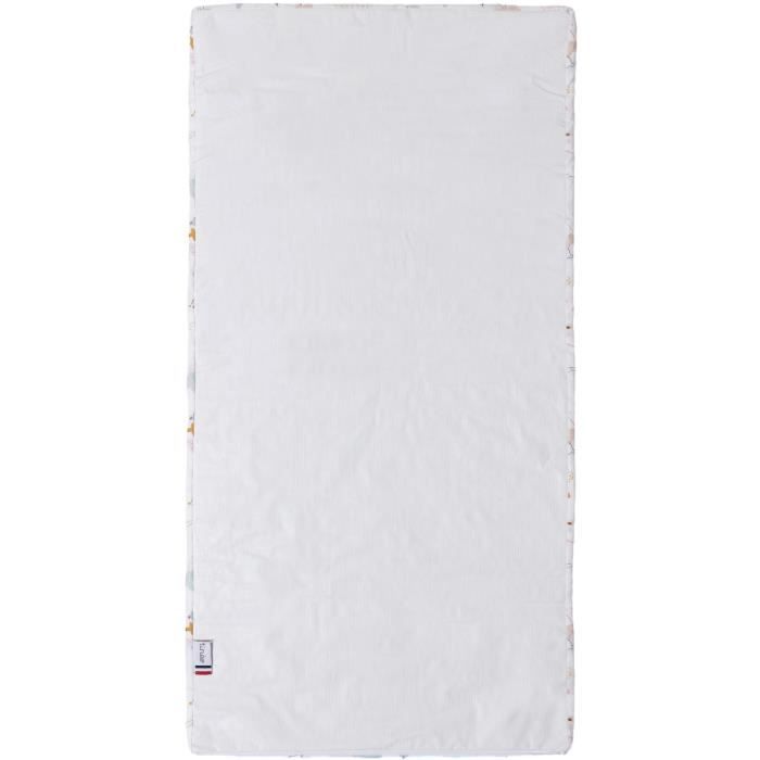 Materasso nomade Balloons - 120 x 60 x 4 cm - Bianco - TINEO