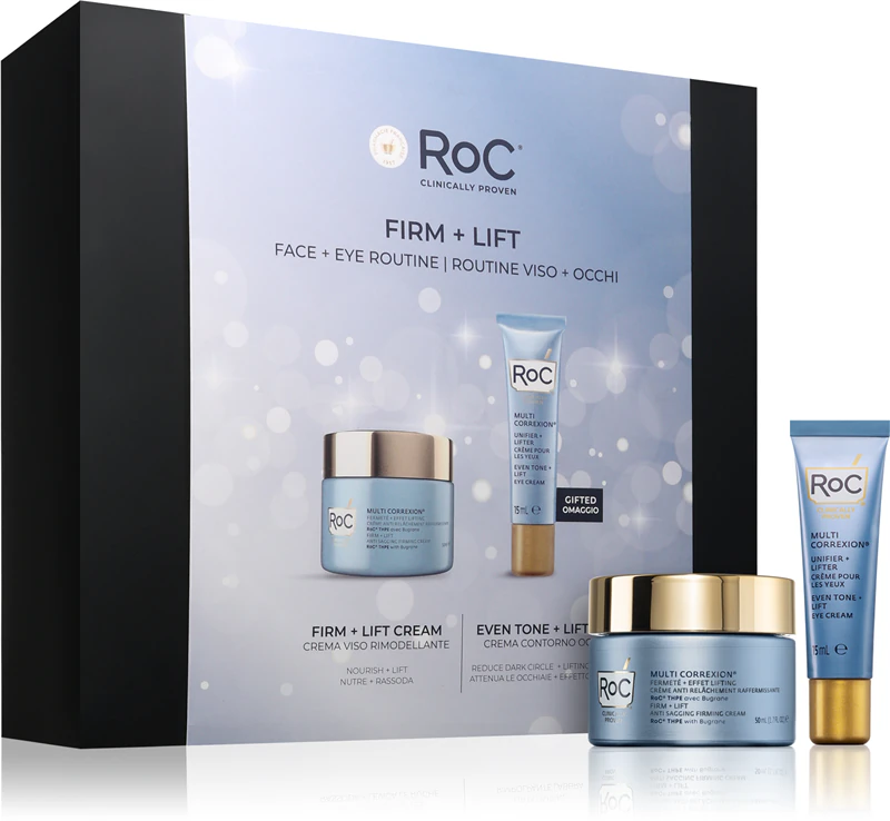 Darčeková sada RoC Multi Correxion Firm + Lift Set na spevnenie a lifting pleti tváre