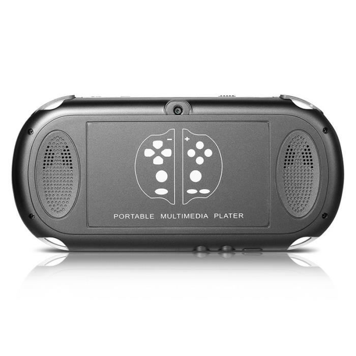 Console de jeux portable X7 - Rouge - 300 jeux intégrés - Écran 4,3 pouces