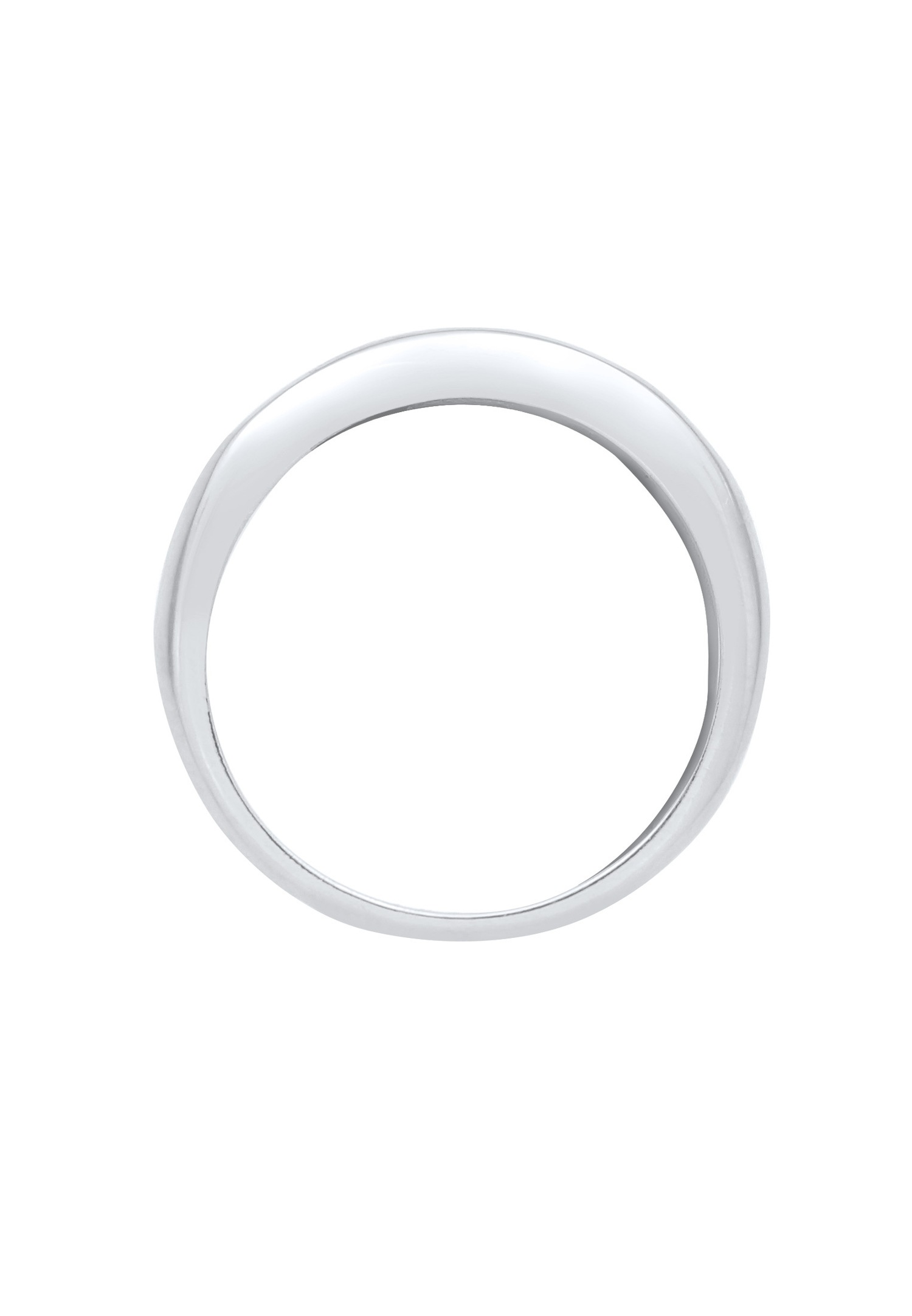Elli Bague pour dames étincelantes avec des cristaux de zircone en 925/1000 argent massif et plaqué or