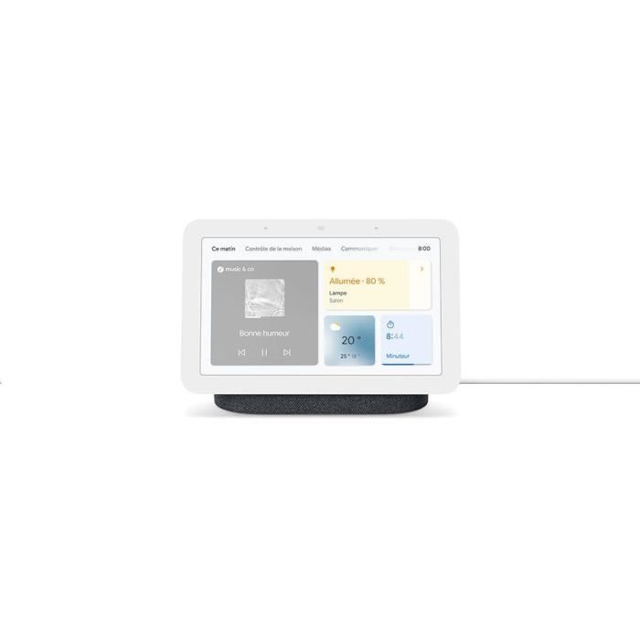 Slim display - Google Nest Hub 2e generatie - Antraciet - Bedien honderden verbonden apparaten