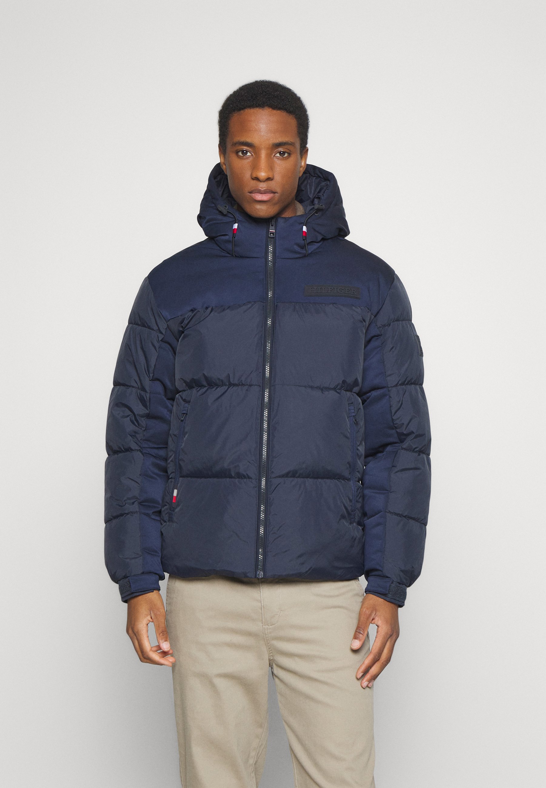 Tommy Hilfiger NEW YORK KAPUZENJACKE - Kurzer Mantel - Wüstenhimmel
