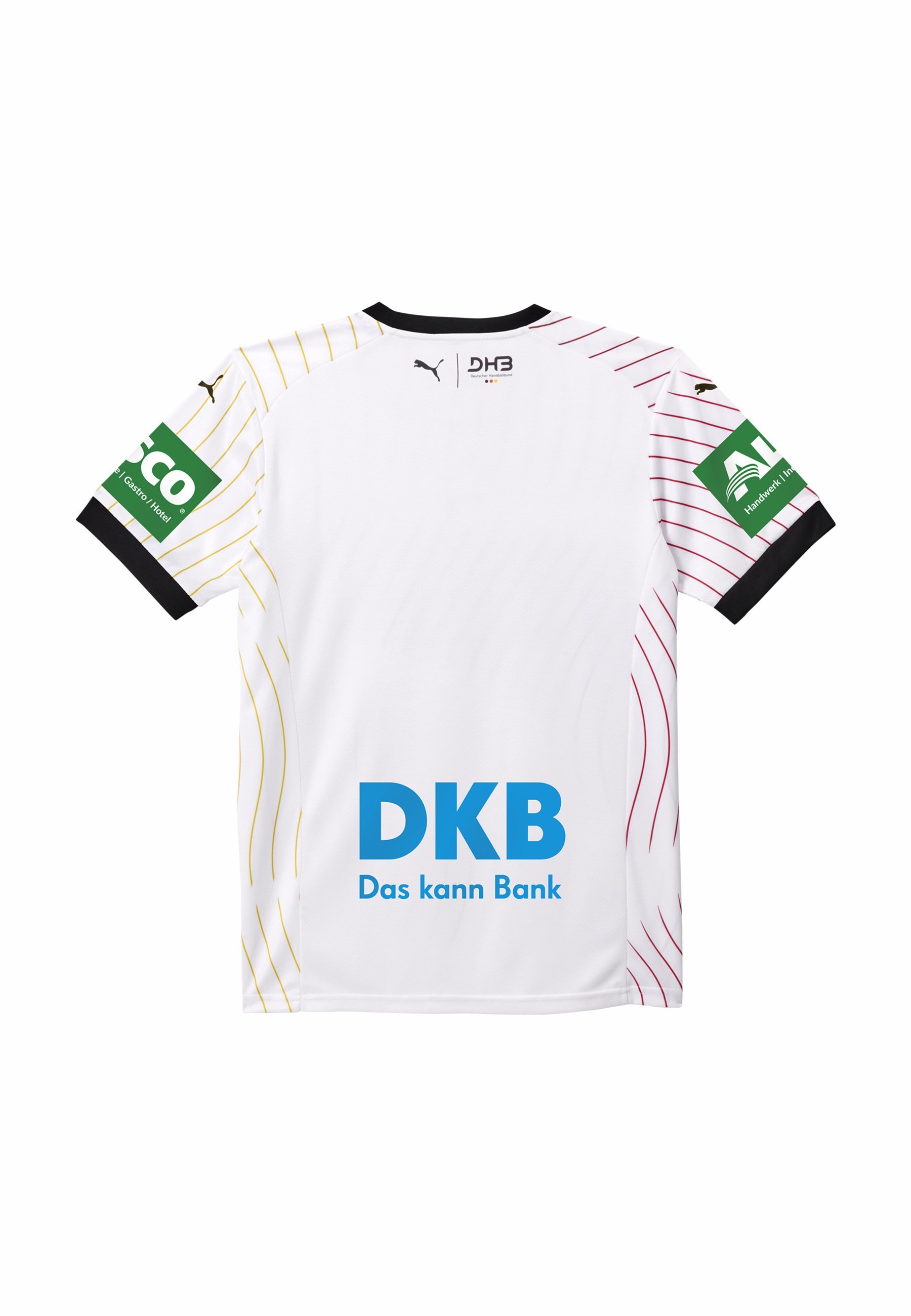 Puma DEUTSCHLAND 2025 HANDBALL HEIM - Sport T-shirt - wit zwart